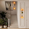 Alabaster Double Spherical Wall Lamp
