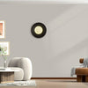 Lunar Eclipse Round Glass Wall Lamp – Brass/Black, Dual Sizes
