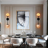 Alabaster Double Spherical Wall Lamp