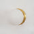 Elegant Alabaster Mini Orb Wall Lamp with Gold Finish