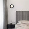Lunar Eclipse Round Glass Wall Lamp – Brass/Black, Dual Sizes