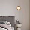Lunar Eclipse Round Glass Wall Lamp – Brass/Black, Dual Sizes