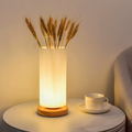 Frosted Column Table Lamp with Vase-Shape Options — product view 1
