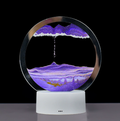 Moving-Sand Accent Table Lamp in Blue or Purple — product view 1