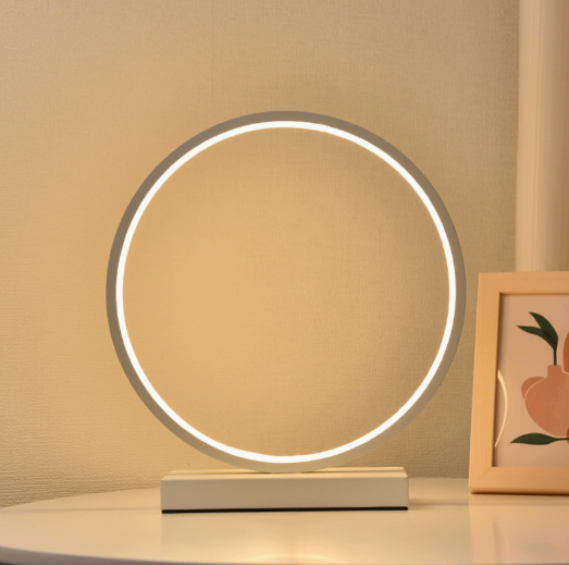 Metal Ring LED Table Lamp — product view 1