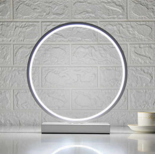 Metal Ring LED Table Lamp — product view 2