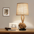 Knotted-Rope Accent Table Lamp — product view 1