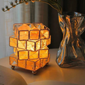 Mosaic-Style Cube Accent Table Lamp — product view 1