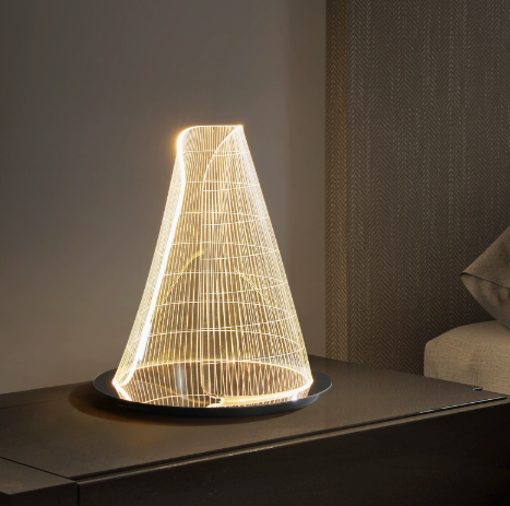 Wire-Cone LED Accent Table Lamp — product view 1