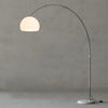 Sneedville Arched Floor Lamp with Marble Base, Adjustable Height