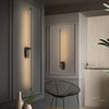 Stick Shaped Brass & Black Metal Wall Sconce with LED