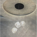 Minimalist Textured Glass Mini Pendant Light, interior scene 1
