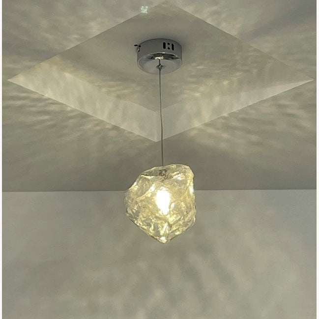 Minimalist Textured Glass Mini Pendant Light, interior scene 2